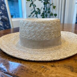 Lack Of Color Natural Straw Hat